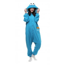 cookie monster onesie pajamas costume