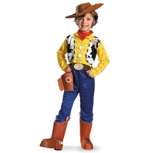 halloween woody cosplay costume for kids