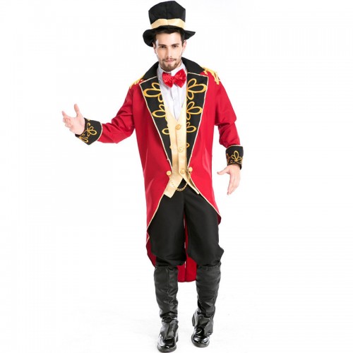 halloween professional ringmaster jacket for men