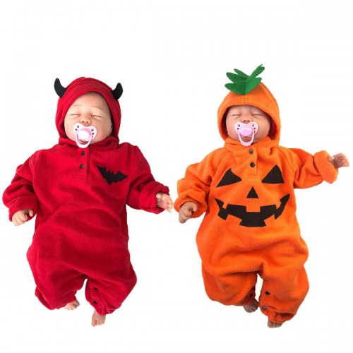 Baby pumpkin costume for halloween