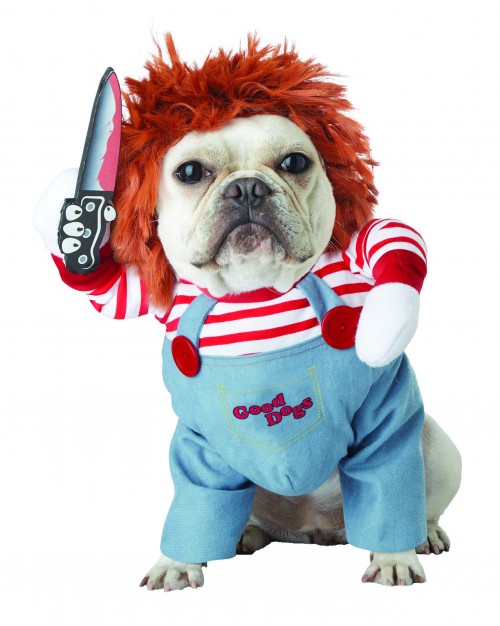 halloween chucky deadly doll dog costume