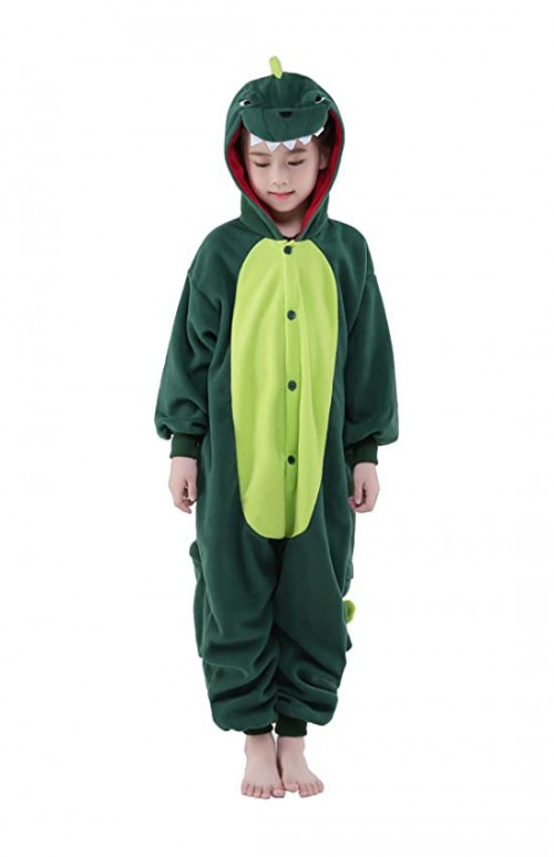 dinosaur onesie pajamas costume 