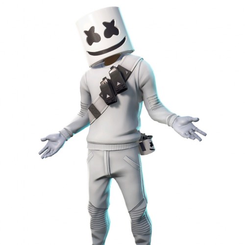 Halloween Dj Marshmello costume with full mask - fortnite