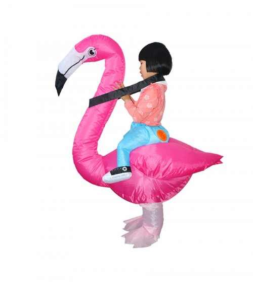 halloween flamingo inflatable costume