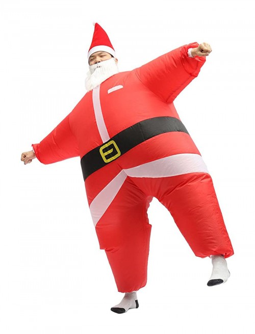 christmas santa inflatable costume