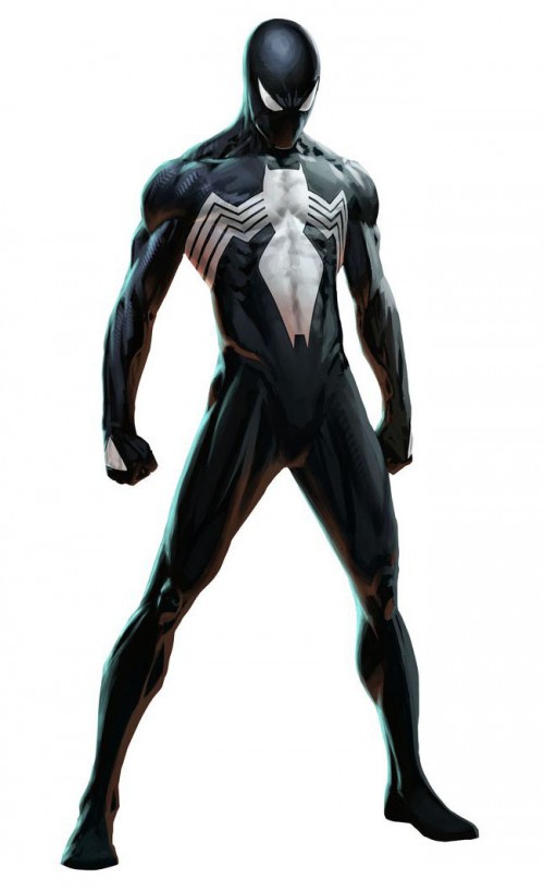 spiderman black suit