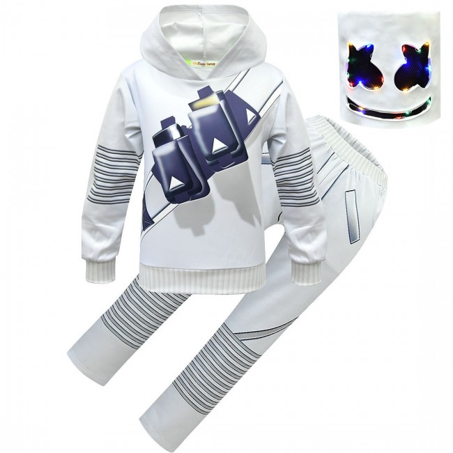 Marshmello Costume With Full Mask Fortnite