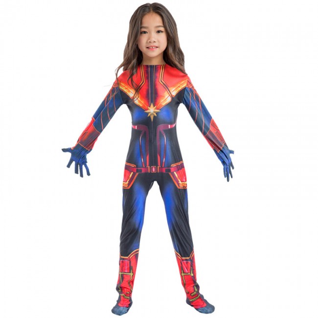 Marvel Captain Marvel Child Superhero Costume