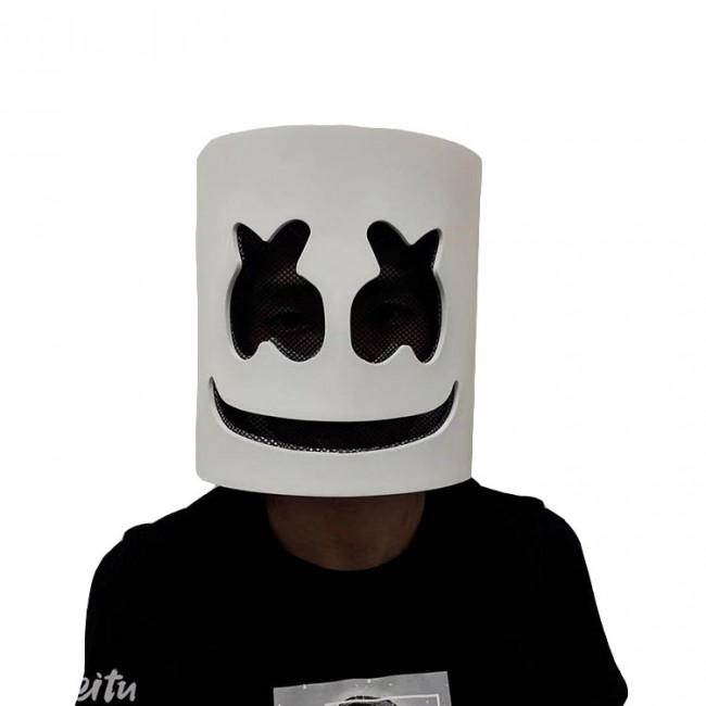 Marshmello Costume With Full Mask Fortnite