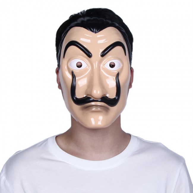 Salvador Dali Money Heist Das Haus des Papiers Casa De Papel Halloween Masken