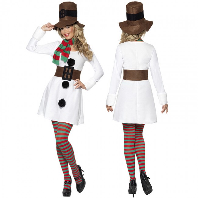 white santa outfit