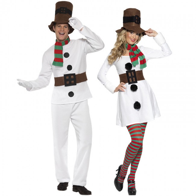 white xmas costume