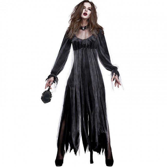 Halloween Zombie Costume Dress For Woman