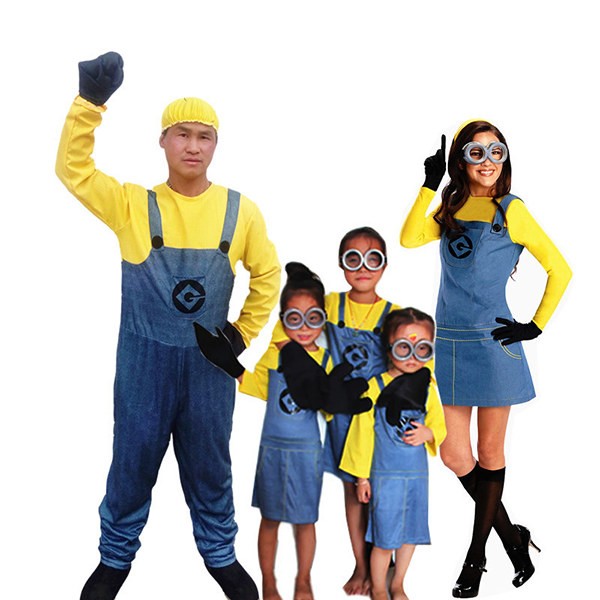 minions costume and goggles with hat halloween costumes