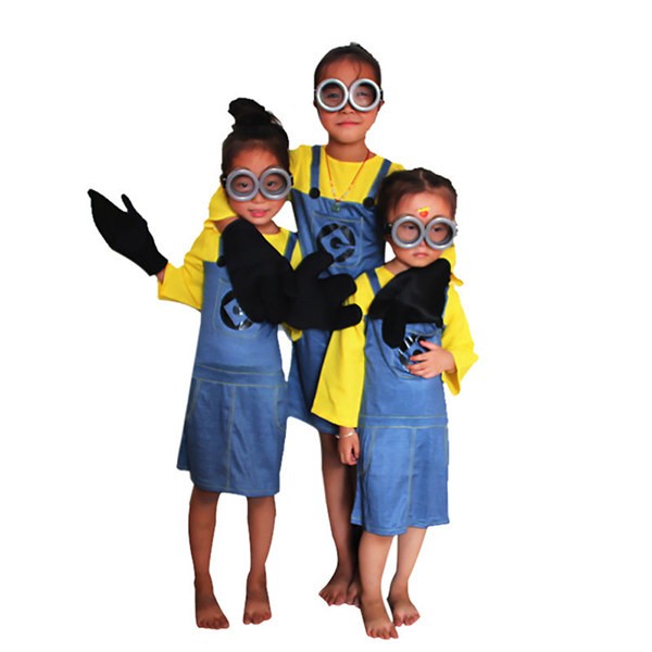 4sold Personalised Minion Goggles Fancy Dress Costume Despicable Me Glasses  Goggles – Kids,Set 2 – BigaMart
