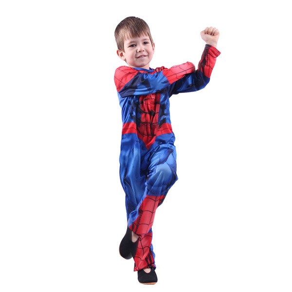 Kid Spider Man Homecoming Suit Boys Spiderman Costume Halloween Onesie 
