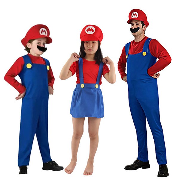 Costume carnevale best sale super mario