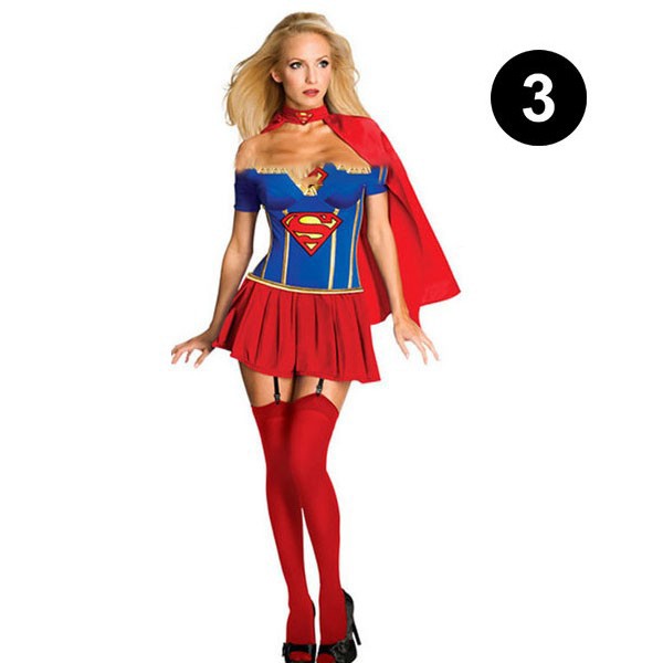 Superwoman dress costume 3 styles