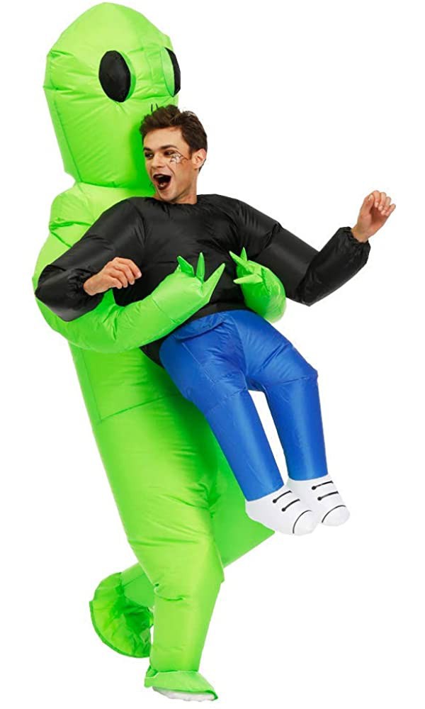 Alien Inflatable Halloween Costume For Kids Boys Girl Party Cosplay Funny Suit 