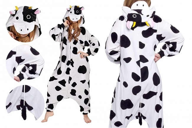 Cow clearance footie pajamas