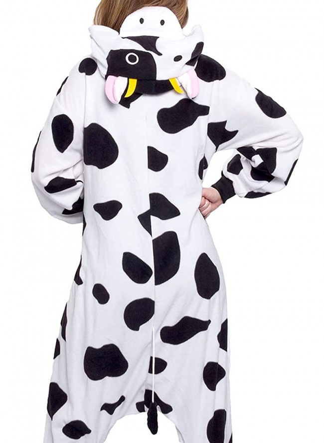 cow onesie pajamas costume