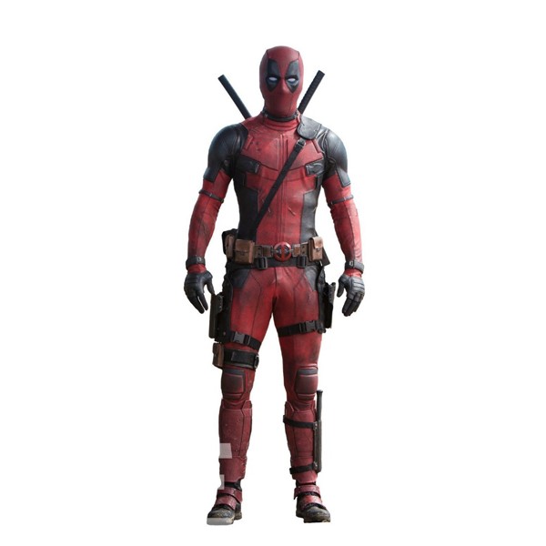 stool above have confidence deadpool cosplay costume replica with swords for adult and kids