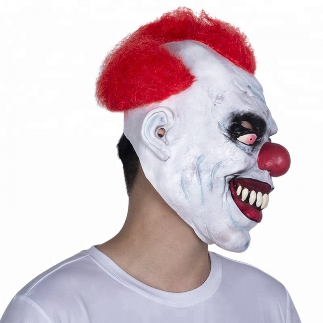Nuoka Halloween Costume Scary Cosplay Latex Mask Horror Pennywise Clown Mask
