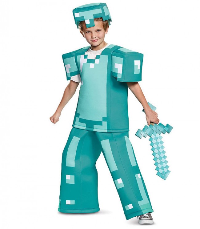 steve costume for kids - minecraft