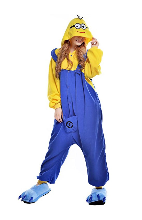 Minion onesie best sale pajamas for adults