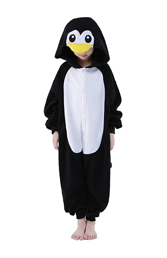 penguin onesie pajamas costume
