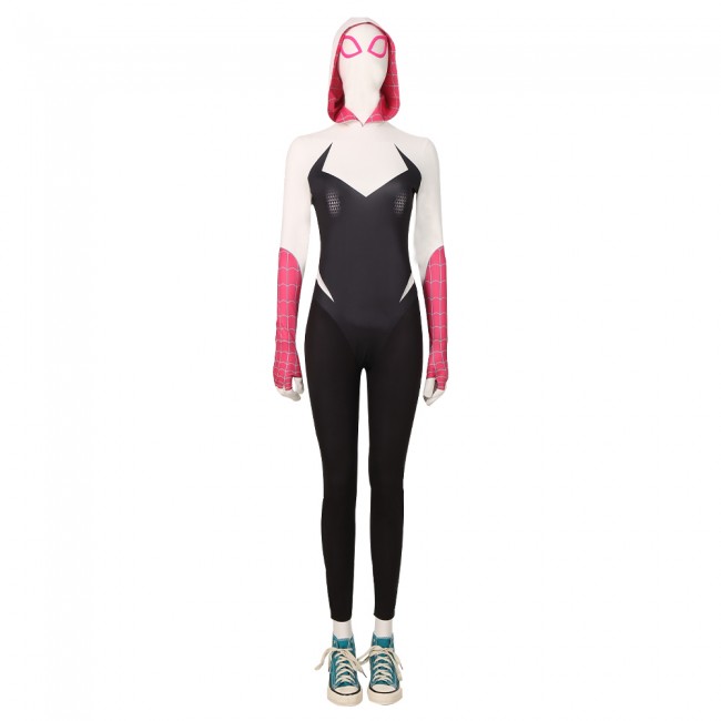 Spider Women Costume Bodysuit Adult with Mask and Lenses,Halloween