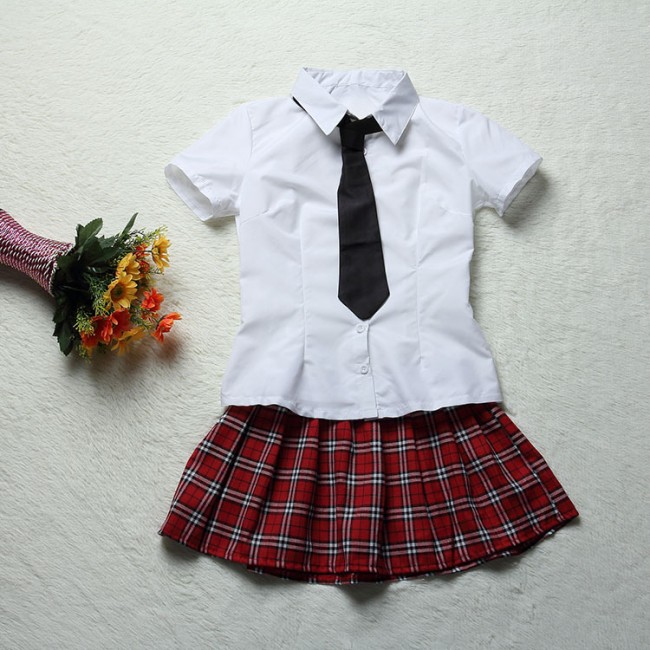 Scotland school girl uniform costume