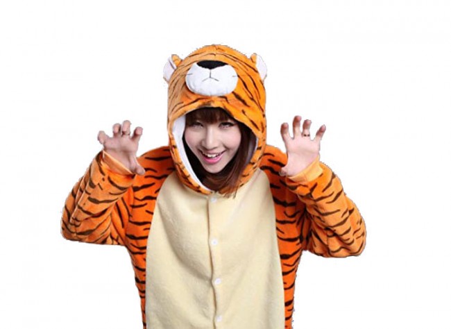 Tiger best sale onesie pajamas