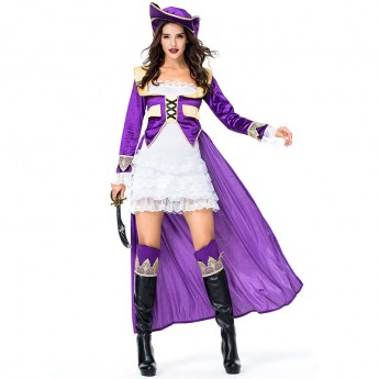 cheap sexy purple pirate costume online