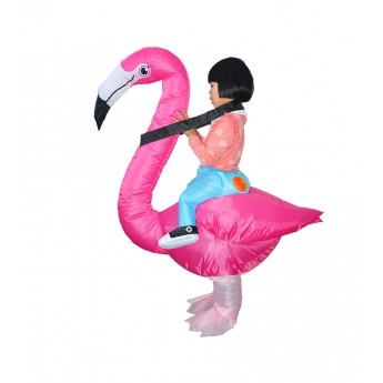 halloween flamingo inflatable costume