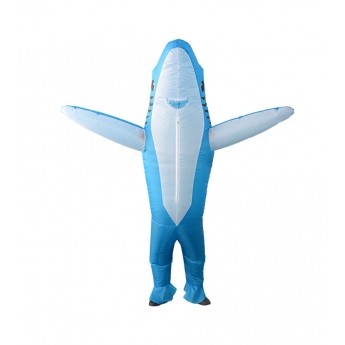 halloween shark inflatable costume