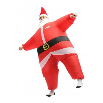 christmas santa inflatable costume