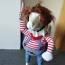 halloween chucky deadly doll dog costume