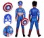 halloween captain america cosplay suit