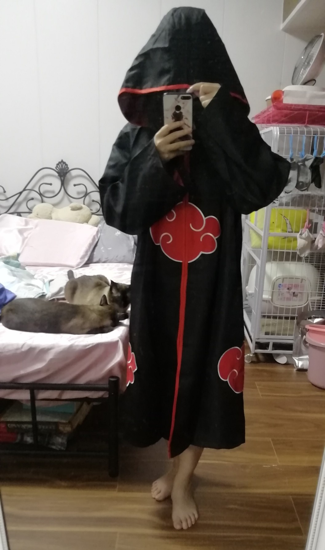 Akatsuki Itachi Uchiha robe cosplay costume - Naruto Akatsuki Itachi Uchiha robe cosplay costume - Naruto