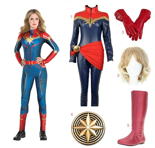 Captain Marvel Costume