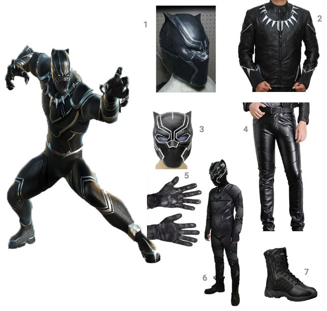 Black Panther Costume Kids Cosplay