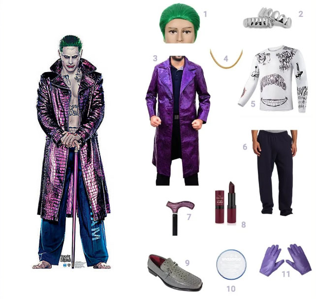 Joker costume funny carnival halloween costume