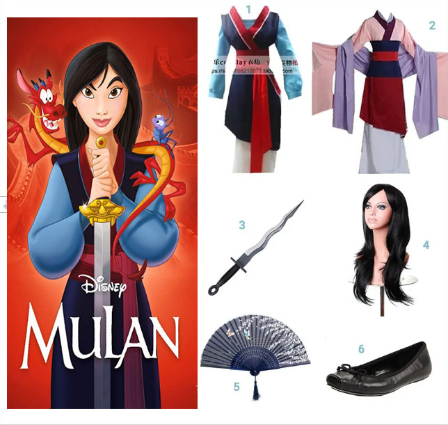 mulan costume dress