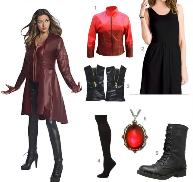 Scarlet Witch cosplay costume