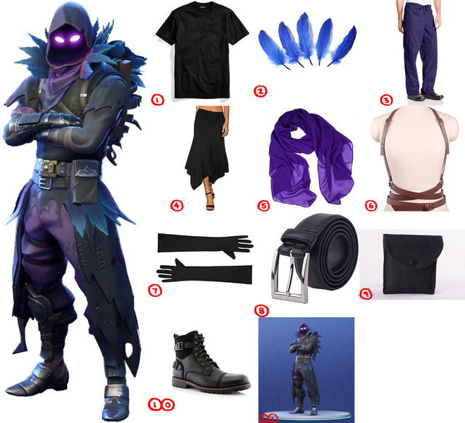 Fortnite Raven Costume